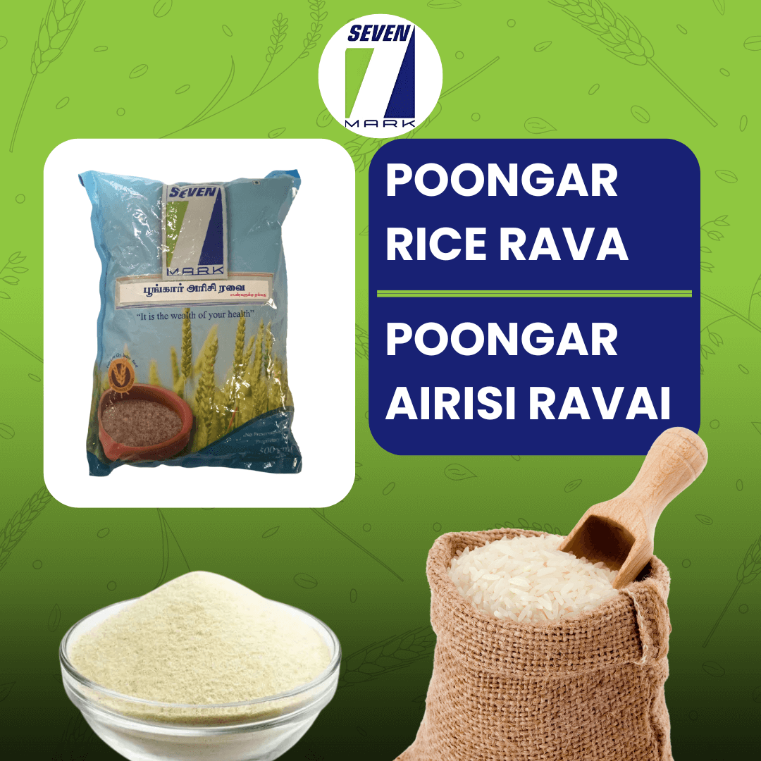 Organic Poongar Arisi Ravai / Women's rice semolina
