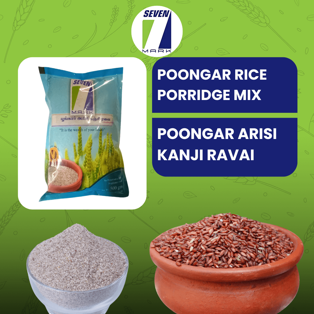 Organic Poongar Arisi Kanji Ravai / Women's Rice Porridge Semolina