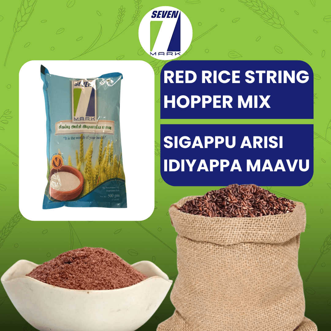 Organic Sigappu Arisi Idiyappa Maavu / Red Rice Idiyappam Flour