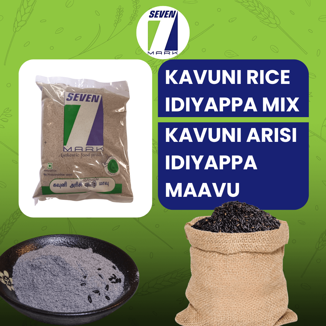 Organic Kavuni Arisi Idiyappa Maavu / Black Rice Idiyappam Flour